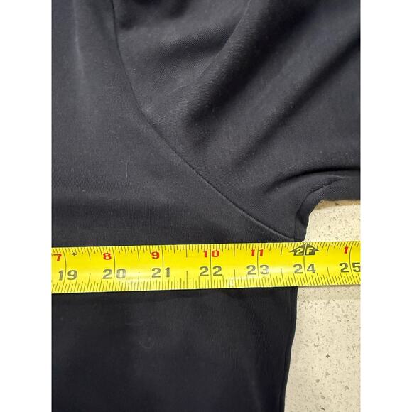 Lot of 2 Lands' End Supima Cotton Long Sleeve Polo Men’s Size Large Black White - Picture 5 of 11